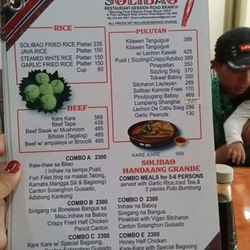 Solibao - Menu