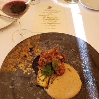 Stag's Leap Wine Cellars - Chicken Fried Quail with truffle! - Wine Tours Near Me - Napa, California Stag's Leap Wine Cellars - Chicken Fried Quail with truffle! - Wine Tours Near Me - Napa, California
