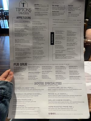 Menu photo 1 Tiptons Tavern Phillipsburg, NJ