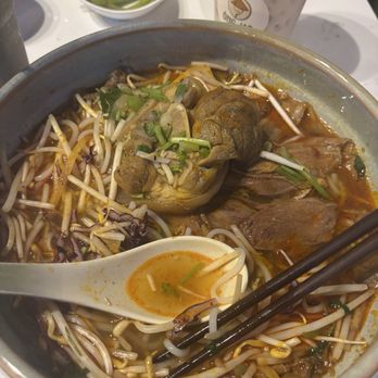 Ong Jas Viet Kitchen  - Bun Bo Hue (Spicy Noodle) - Vietnamese Near Me - Pearland, Texas