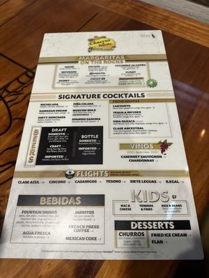Menu photo 1 Charras And Tequila Bismarck, ND