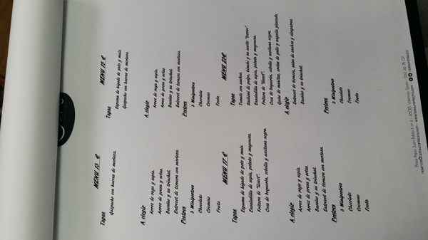 Menu photo 3 Ciro Valencia, V Menu photo 3 Ciro Valencia, V