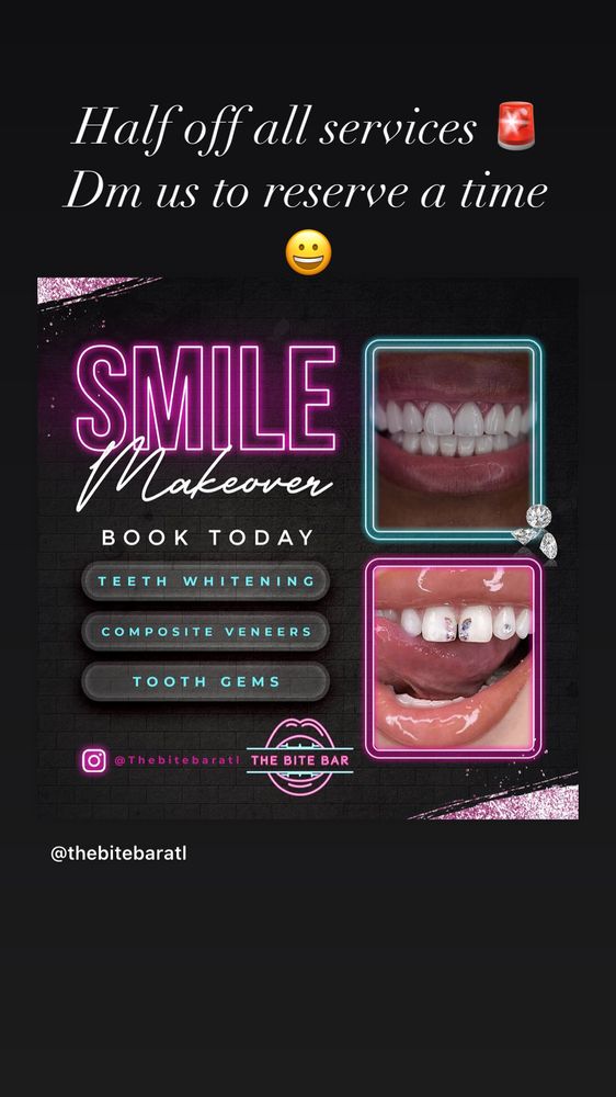 THE BITE BAR 4651 Roswell Rd, Atlanta, Teeth Whitening