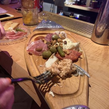 Sea Wolf Tybee - Smorgasbord...after a few direct hits. Couldn't wait to take pic before we dug in. - Wine Bars Near Me - Tybee Island, Georgia