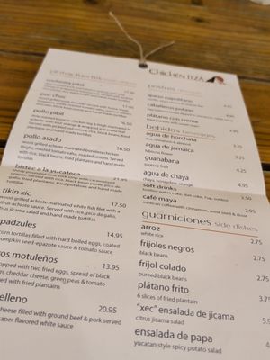 Menu photo 1 Chichen Itza Restaurant Los Angeles, CA Menu photo 1 Chichen Itza Restaurant Los Angeles, CA
