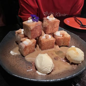 Sushisamba - This dessert was outstanding! A cross between bread pudding, French toast and mochi. You'll basically lick the plate clean. - Asian Fusion Near Me - Las Vegas, Nevada