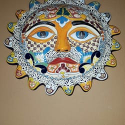 Beautiful addition to Mexico inspired backyard decor. :D