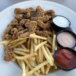 Finger steaks.