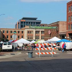 Haymarket Farmer's Market - Haymarket Farmers Market looking westward