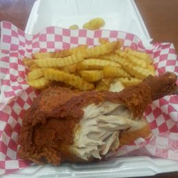 leg quarter combo, medium spice :)