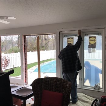 Pella Windows and Doors Showroom of Louisville, KY - Wide-open exterior walls with outdoor temps in the mid-40s! Check-out walls where trim was removed. - Windows Installation Near Me - Louisville, Kentucky Pella Windows and Doors Showroom of Louisville, KY - Wide-open exterior walls with outdoor temps in the mid-40s! Check-out walls where trim was removed. - Windows Installation Near Me - Louisville, Kentucky