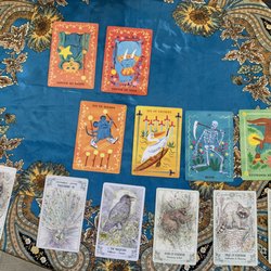 Intuitive Instincts - This was my reading for the year. Alex was so thorough and careful when explaining each card to me.