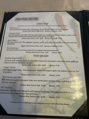Menu photo 7 Libby's Thai Bistro St. Augustine, FL