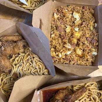 Monkey King At the Brewery - Kimchi Fried Rice + Garlic Noodles + Chicken Wings (Salt & Pepper, This and That, and Hanoi flavors) - Cajun/Creole Near Me - Alameda, California Monkey King At the Brewery - Kimchi Fried Rice + Garlic Noodles + Chicken Wings (Salt & Pepper, This and That, and Hanoi flavors) - Cajun/Creole Near Me - Alameda, California