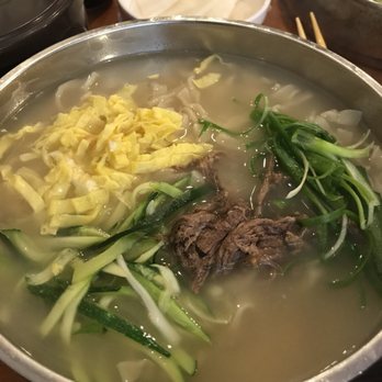 Olympic Noodle - Beef kalguksu - Korean Near Me - Los Angeles, California Olympic Noodle - Beef kalguksu - Korean Near Me - Los Angeles, California
