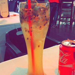 Really 22 dollars for this drink, just because it has the little passion fruit seed.