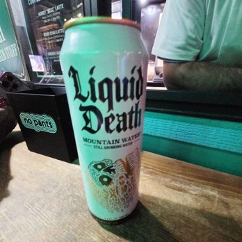 No Pants - Liquid Death - Burgers Near Me - Las Vegas, Nevada No Pants - Liquid Death - Burgers Near Me - Las Vegas, Nevada