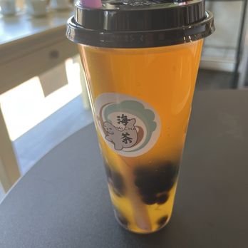 HaiCha - Peach and Lychee Boba Tea - Bubble Tea Near Me - Pasadena, California