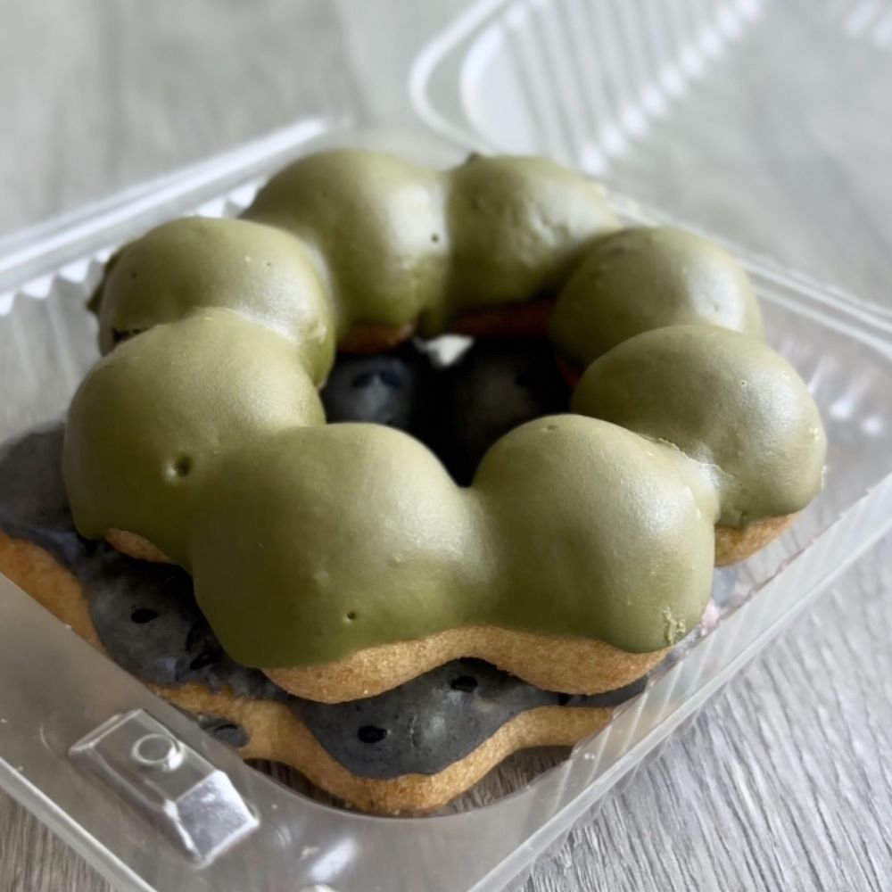 Mochill Donuts & Coffee - Matcha (Top) & Black Sesame (Bottom) - Donuts Near Me - Irvine, California Mochill Donuts & Coffee - Matcha (Top) & Black Sesame (Bottom) - Donuts Near Me - Irvine, California