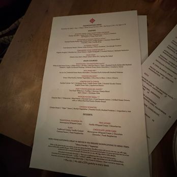 La Plazuela - Prefix Thanksgiving dinner - New American Near Me - Santa Fe, New Mexico