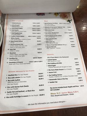 Menu photo 2 El 3 de Oro Seville, SE Menu photo 2 El 3 de Oro Seville, SE