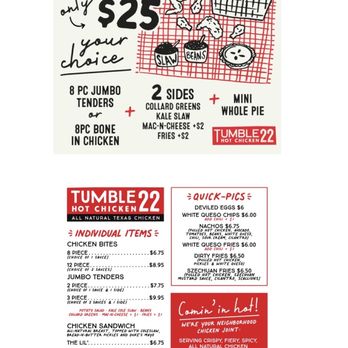 Tumble 22 - Chicken Shop Near Me - Round Rock, Texas Tumble 22 - Chicken Shop Near Me - Round Rock, Texas