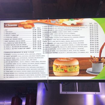 Four Seasons Grill Deli - Menu - American Near Me - Bushwick, New York