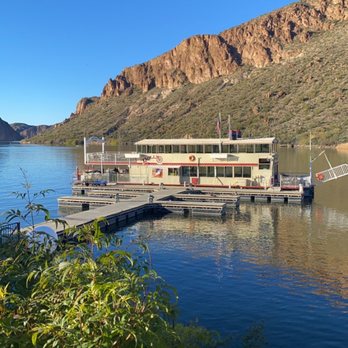 Dolly Steamboat - Dolly steamboat at dock - Boat Charters Near Me - Apache Junction, Arizona