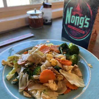 Nong's Thai Kitchen - Pad See Ew w aminos instead of regular soy sauce. Yum! - Thai Near Me - Los Angeles, California