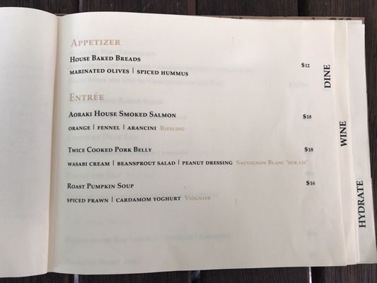 Menu photo 4 Hans Herzog Estate Blenheim, MBH