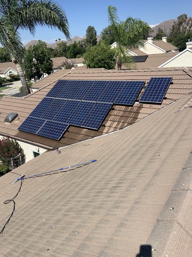 Slide of Roof Doctor Solar Panel Cleaning