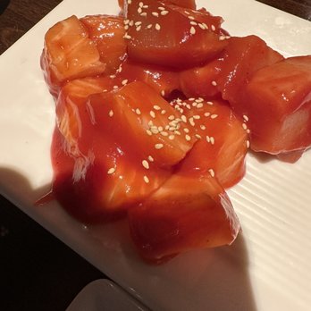 Nordel Sushi - Spicy tuna and spicy salmon was ketchup flavored and the Worst flavoring! Garbage! - Japanese Near Me - Surrey, British Columbia Nordel Sushi - Spicy tuna and spicy salmon was ketchup flavored and the Worst flavoring! Garbage! - Japanese Near Me - Surrey, British Columbia
