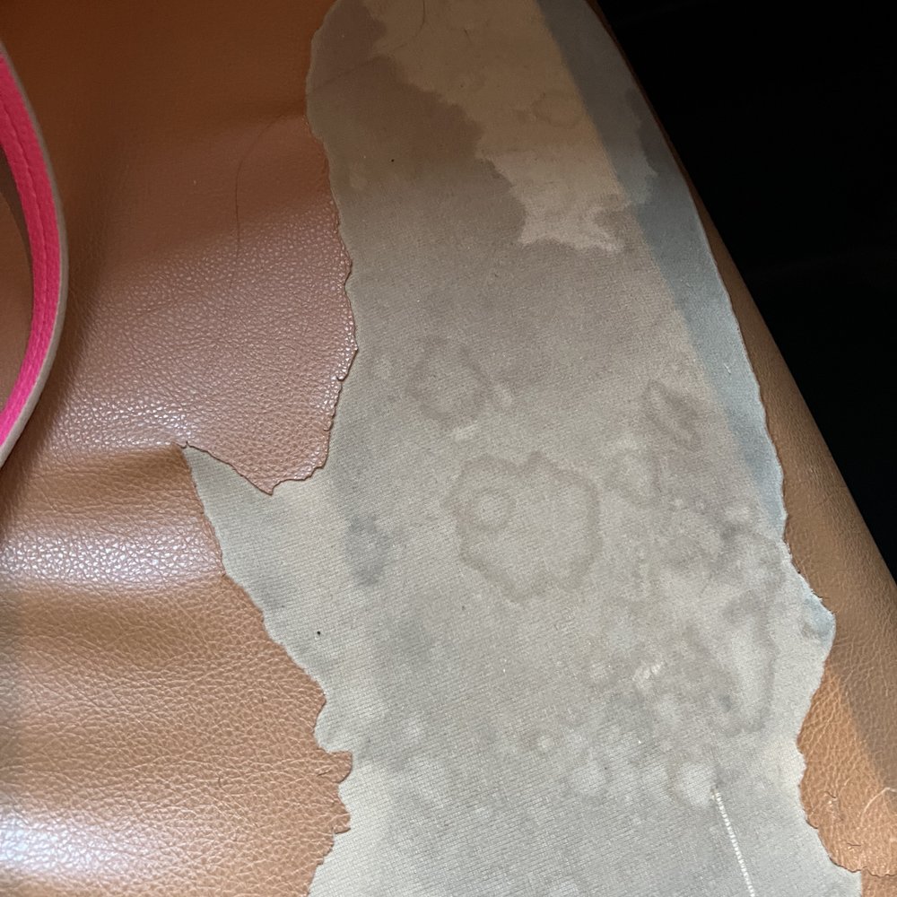 Torn seat Torn seat