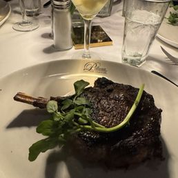 Bone in Ribeye rinsed with a hot and dirty martini Bone in Ribeye rinsed with a hot and dirty martini
