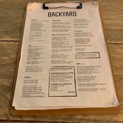 Backyard - If you're thirsty, they got you covered.