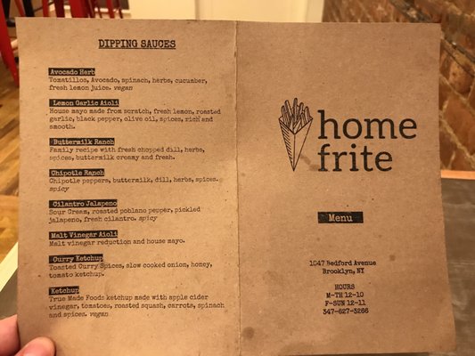 Menu photo 6 Home Frite Brooklyn, NY Menu photo 6 Home Frite Brooklyn, NY