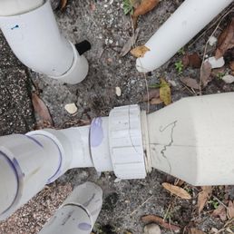 Cracked Fitting to the salt chlorinator