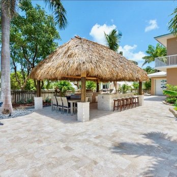 Dan The Tiki Man - Key West Job Completed with Tiki Hut, Pavers, Bar, Outdoor Kitchen with all the Bell and Whistles. - General Contractors Near Me Dan The Tiki Man - Key West Job Completed with Tiki Hut, Pavers, Bar, Outdoor Kitchen with all the Bell and Whistles. - General Contractors Near Me