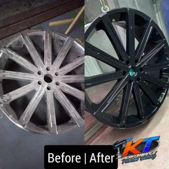 KT Performance Powder Coating - Chevy Silverado Rims - Powder Coating Near Me - Fort Worth, Texas