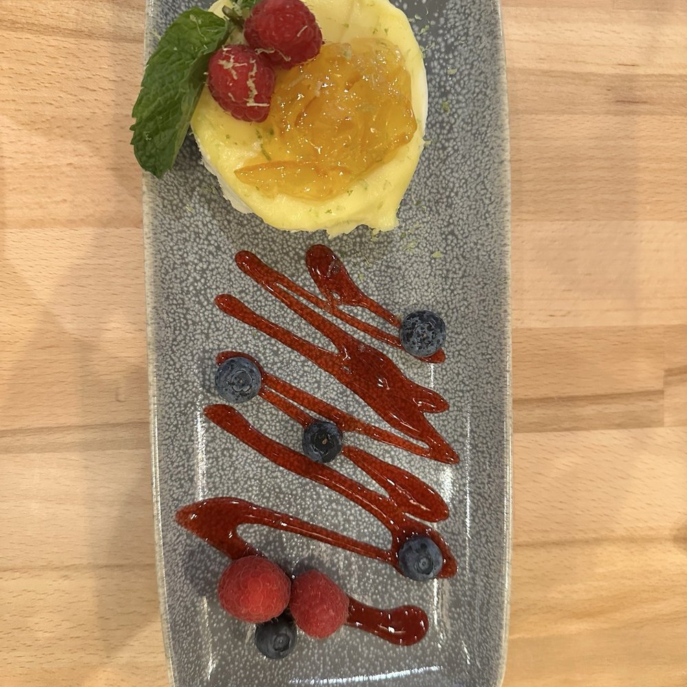 Kula Hawaiian Kitchen - Yuzu cheesecake with raspberry drizzle - Hawaiian Near Me - Atascadero, California Kula Hawaiian Kitchen - Yuzu cheesecake with raspberry drizzle - Hawaiian Near Me - Atascadero, California