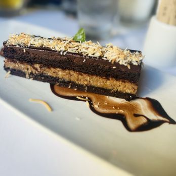 The Prado at Balboa Park - German chocolate cake - New American Near Me - San Diego, California The Prado at Balboa Park - German chocolate cake - New American Near Me - San Diego, California