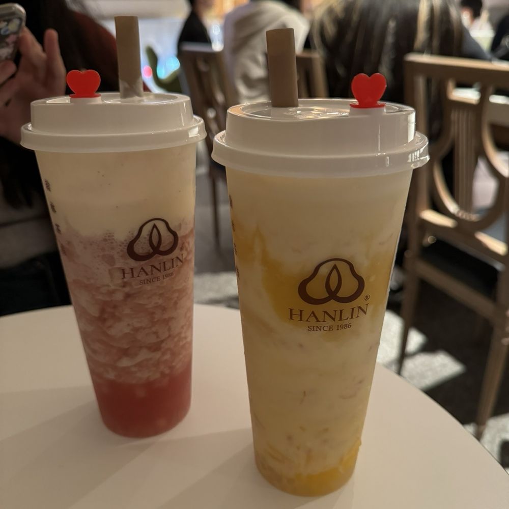 mango mochi latte
