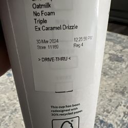 Starbucks - What I ordered is not what I got in this cup