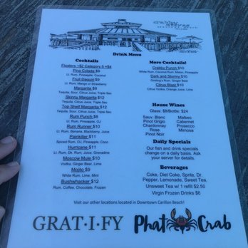 Crabby Steve's - Menu 8/17/22 - Seafood Near Me - Seacrest, Florida Crabby Steve's - Menu 8/17/22 - Seafood Near Me - Seacrest, Florida