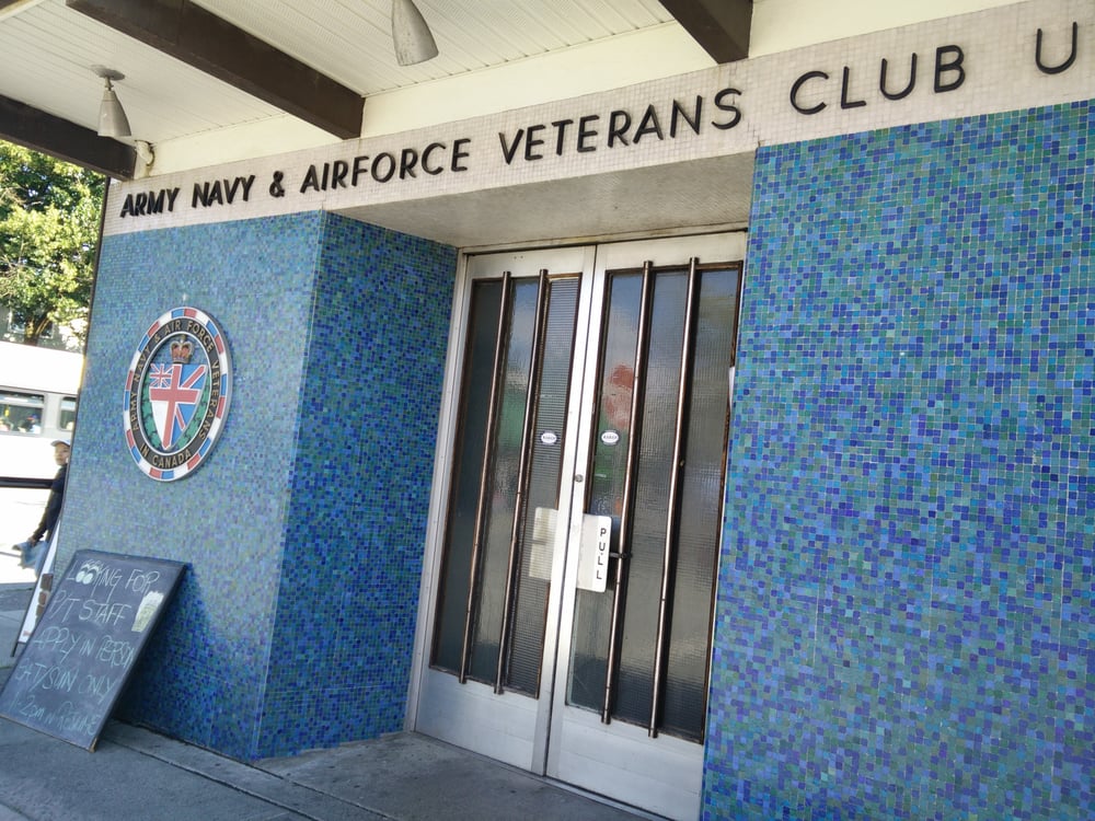 army navy airforce veterans club