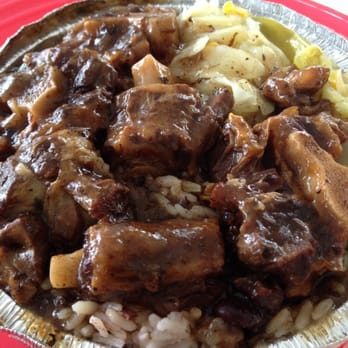 Tropicana Eatery - Oxtail. Yes, this is a small. - Caribbean Near Me - Silver Spring, Maryland
