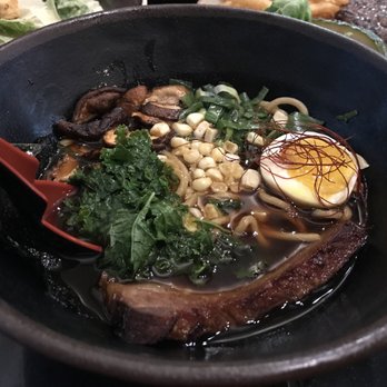 Three's Bar & Grill - Signature Ramen after it was split - Asian Fusion Near Me - Kihei, Hawaii