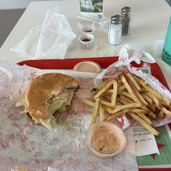 P. Terry's Burger Stand - Basic cheeseburger combo - Burgers Near Me - Richmond, Texas