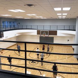 Downtown Miami YMCA - A basketball court and indoor track.