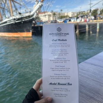 Brigantine - Portside Pier - Drinks & mocktails - Seafood Near Me - San Diego, California